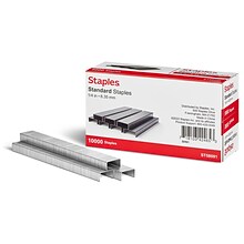 Staples Standard Staples, 1/4 Leg Length, 5000/Box, 2/Pack (TR58091)