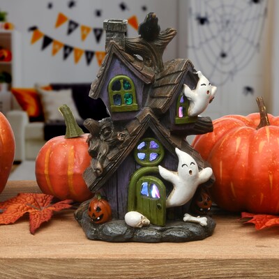 National Tree Company 6 Purple Haunted House with LED Light (PG11-FJ60415-1)