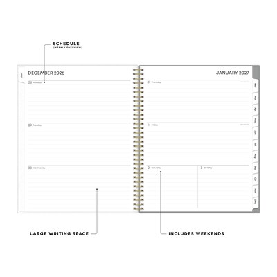 2027 Blue Sky Sophie 8.5 x 11 Calendar Year Weekly & Monthly Planner, Plastic Cover (140087-27)