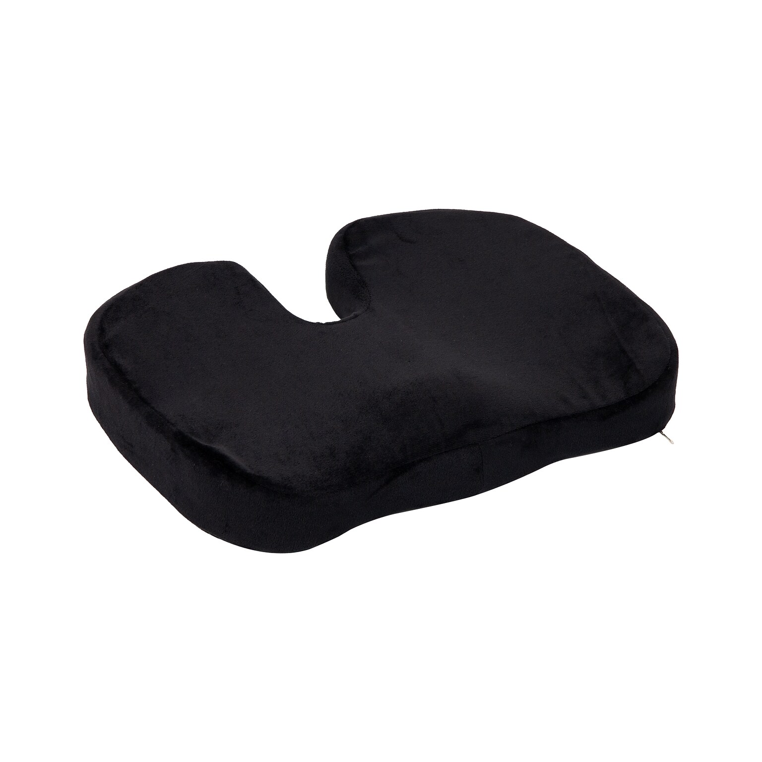 Mind Reader Memory Foam Office Chair Ergonomic Orthopedic Cushion, Black (SEACUSH-BLK)