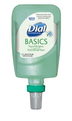 Dial Professional Basics Foaming Hand Soap Refill, 1.2L., 3/Carton (DIA16714)