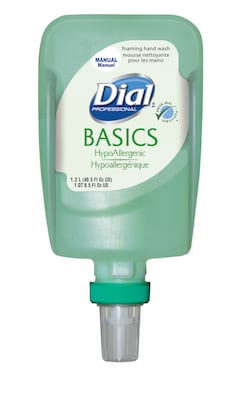 Dial Professional Basics Foaming Hand Soap Refill, 1.2L., 3/Carton (DIA16714)