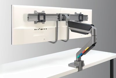 Kensington SmartFit™ Dual Monitor Arm with Crossbar and Handle (K58272WW)