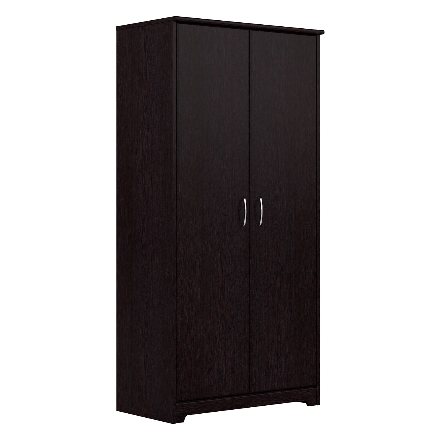 Bush Furniture Cabot 61H Tall Storage Cabinet with Doors, Espresso Oak (WC31899)
