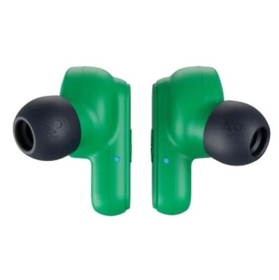 Skullcandy Dime True 2 Wireless Earbuds Headphones, Bluetooth, Dark Blue/Green (SKDS2DBWP750)