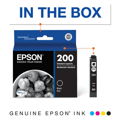 Epson T200 Black Standard Yield Ink  Cartridge