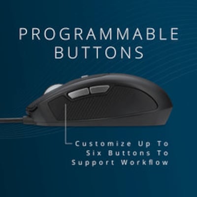 Kensington Pro Fit Ergo MY435 EQ Mouse, Black (K72512NA)