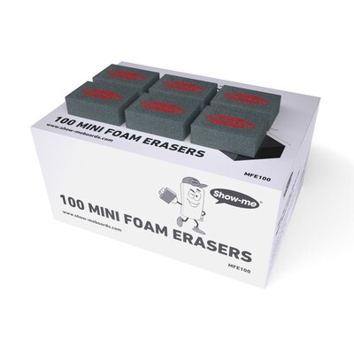 Show-me Lined/Gridded Double Sided Lapboards, with Pens, Erasers & Cleaner, 8" x 12", 100/Set (EPTBGLBX)