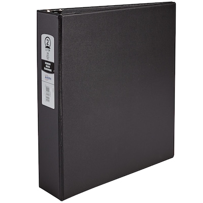 Avery 2" 3-Ring Non-View Binders, Black (03501)