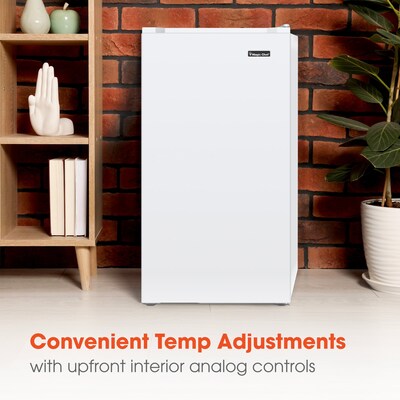 Magic Chef Adjustable Temperature Control Refrigerators, 3.2 Cu. Ft., White (HMAR33WE)