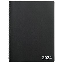 2024 Staples 8 x 11 Monthly Planner, Black (TR52184-24)