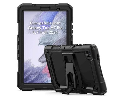 SaharaCase DEFENCE Series Case for Samsung Galaxy Tab A7 Lite, Black (TB00130)