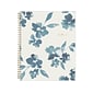 2024-2025 Blue Sky Bakah Blue 8.5" x 11" Academic Weekly & Monthly Planner, Plastic Cover, Blue/White (131951-A25)