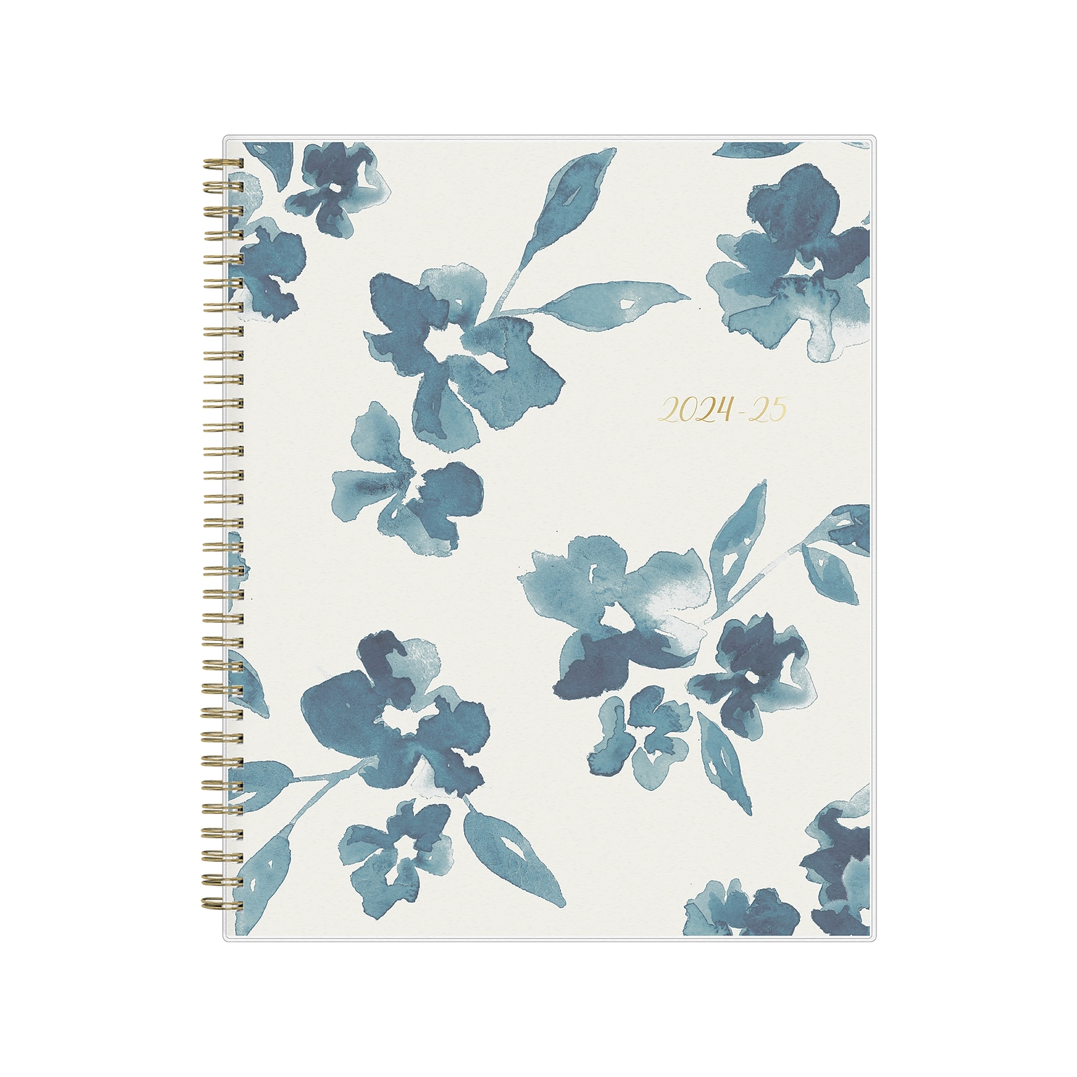 2024-2025 Blue Sky Bakah Blue 8.5 x 11 Academic Weekly & Monthly Planner, Plastic Cover, Blue/White (131951-A25)