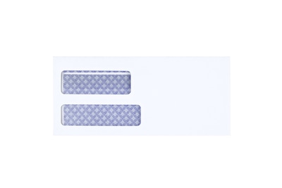 Staples Self Seal Self Seal Security Tinted #9 Double Window Envelopes, 3 7/8 x 8 7/8, White, 500/Box (ST28731-CC)