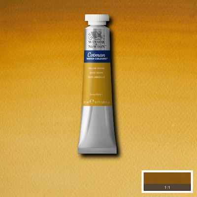 Winsor & Newton Watercolor Paint Tube, Yellow Ochre (WNX0308744)