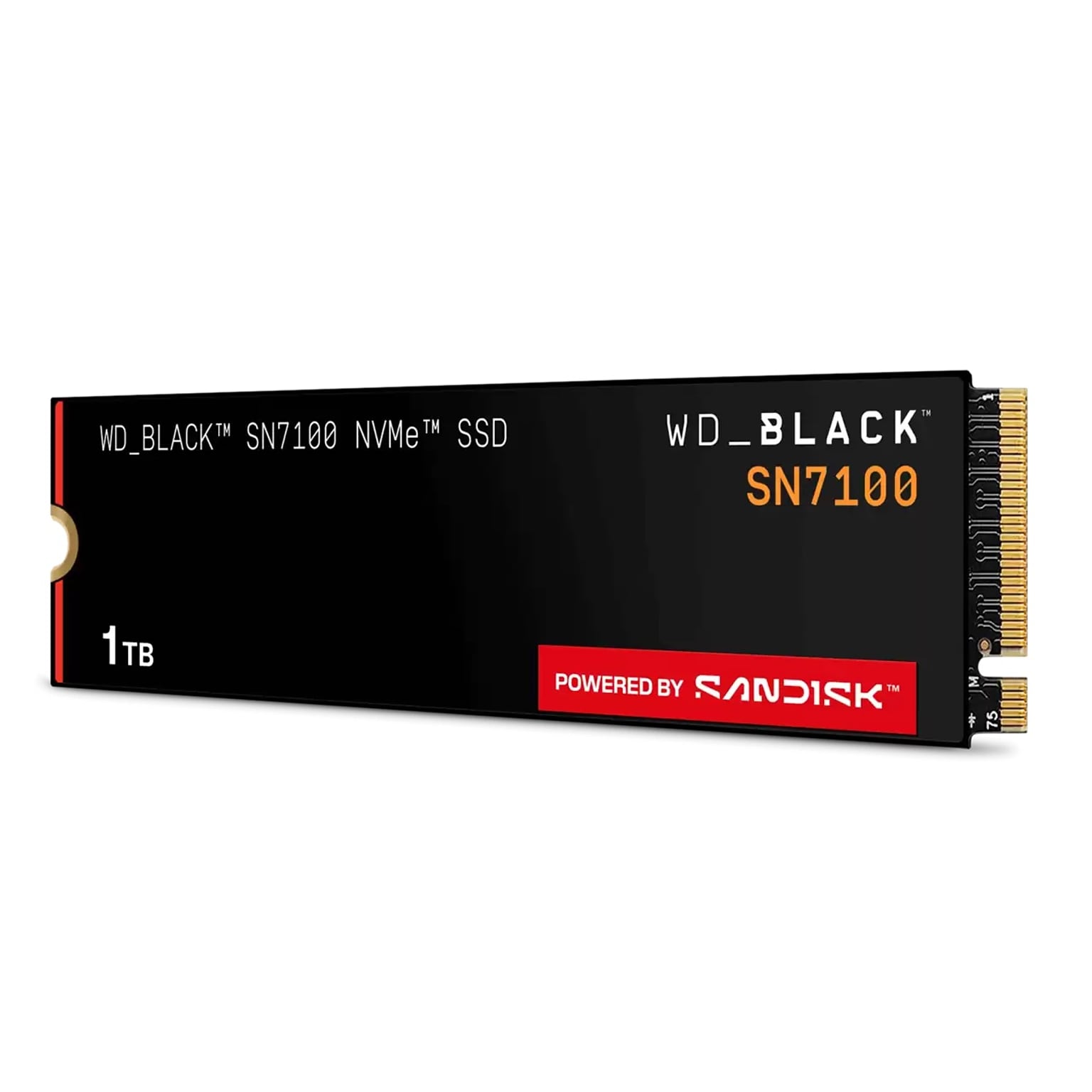 WD Black SN7100 1TB M.2 2280 PCIe Gen4 x4 Internal Solid State Drive, TLC 3D NAND (WDS100T4X0E-00CJA0)