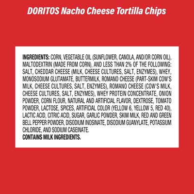 Doritos Nacho Cheese Tortilla Chips & Welch's Mixed Fruit Snacks, 2/Pack (600-04174)