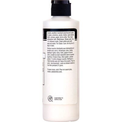 FolkArt Acrylic Paint Multi-Surface, 8oz., Pearl White, 3/Pack(FLK4691-3)