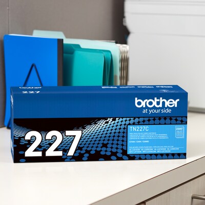 Brother TN-227 Cyan High Yield Toner Cartridge  (TN227C)