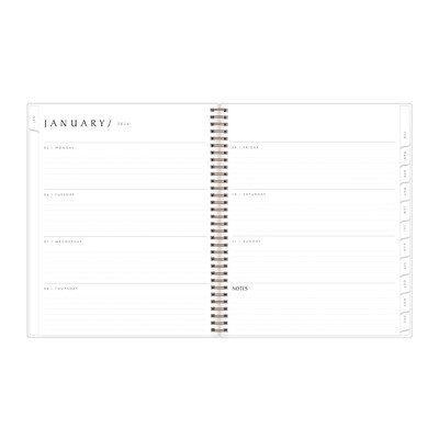 2026 Blue Sky Green Earth Freya Lilac 8.5 x 11 Calendar Year Weekly & Monthly Planner, Plastic Cover (153757)
