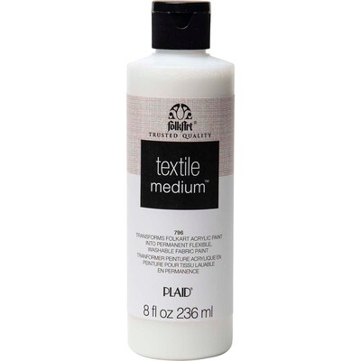FolkArt Textile Medium, 8oz., 2/Pack (FLK796-2)