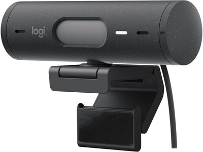 Logitech Brio 500 HD 1080p Webcam, 4 Megapixels, Graphite (960-001493)
