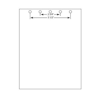 Staples® Custom Punched Paper, 8.5 x 11, 20 lb., 92 Bright, White, 500 Sheets/Ream (29609/30750)