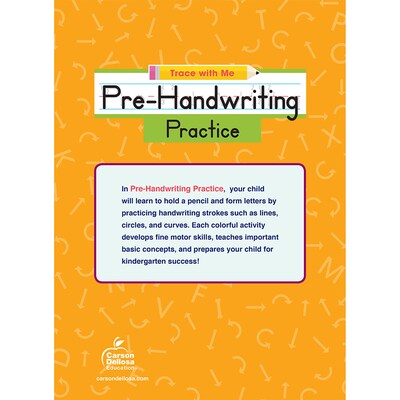 Thinking Kids Pre-Handwriting Practice, Grade Preschool-2 Activity Book, 3/Bundle (CD-705218-3)