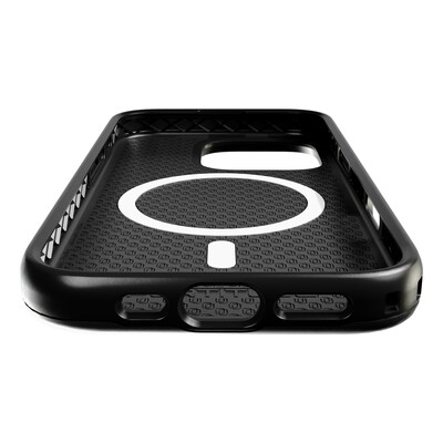 cellhelmet Fortitude Series MagSafe Phone Case for iPhone 16 Pro, Shock Absorbing, Onyx Black (CF-106-BLK)