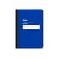 Staples Small Composition Notebook, 5" x 7", College Ruled, 80 Sheets, Blue (ST24490)