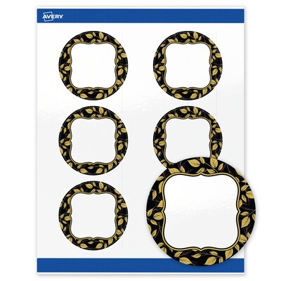 Avery Round Laser/Inkjet Multipurpose Labels, 3, White, 60/Pack (19479370930)