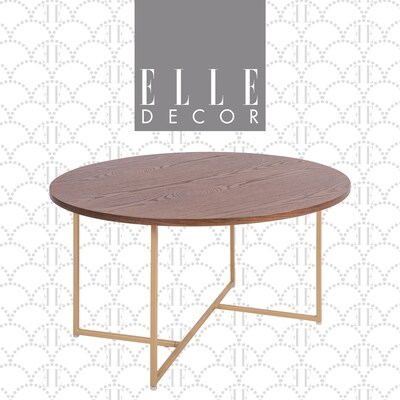 Adore Decor Ines Coffee Table, Walnut Brown (FCTINESNAC02)