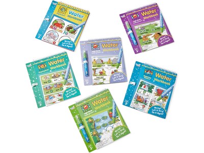 hand2mind Bob Books Reading Readiness Water Workbooks, 6/Set (94482)