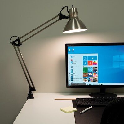 V-Light LED Desk Lamp, 34", Brushed Nickel (CAEN804C)