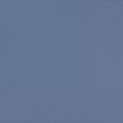 Party City Lunch Napkin, 2-Ply, Indigo, 40 Napkins/Pack (AM61211-168)