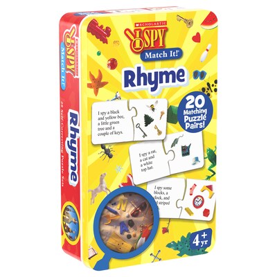 Scholastic 20-Piece I Spy Match It! Rhyme (LJI301128)
