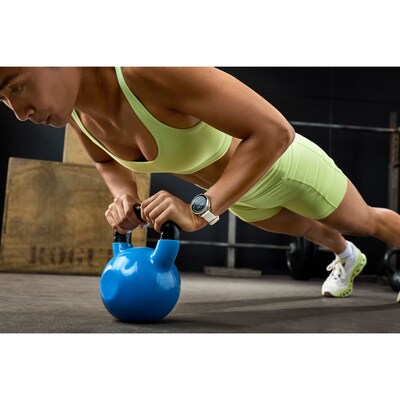 Garmin Venu 4 Fitness Smartwatch, GPS, 41mm, Bone Silicone Band (010-03013-00)