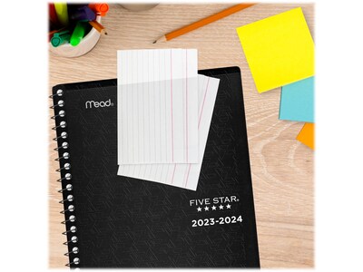 2023-2024 Five Star 5.5" x 8.5" Academic Weekly & Monthly Student Planner, Assorted Colors, Each (CAW451-00-24)