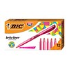 BIC Brite Liner Stick Highlighter, Chisel Tip, Pink, Dozen (65554/BL11PL)