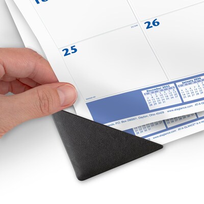 2026 AT-A-GLANCE 21.75" x 17" Monthly Desk Pad Calendar, White/Blue (SW200-00-26)