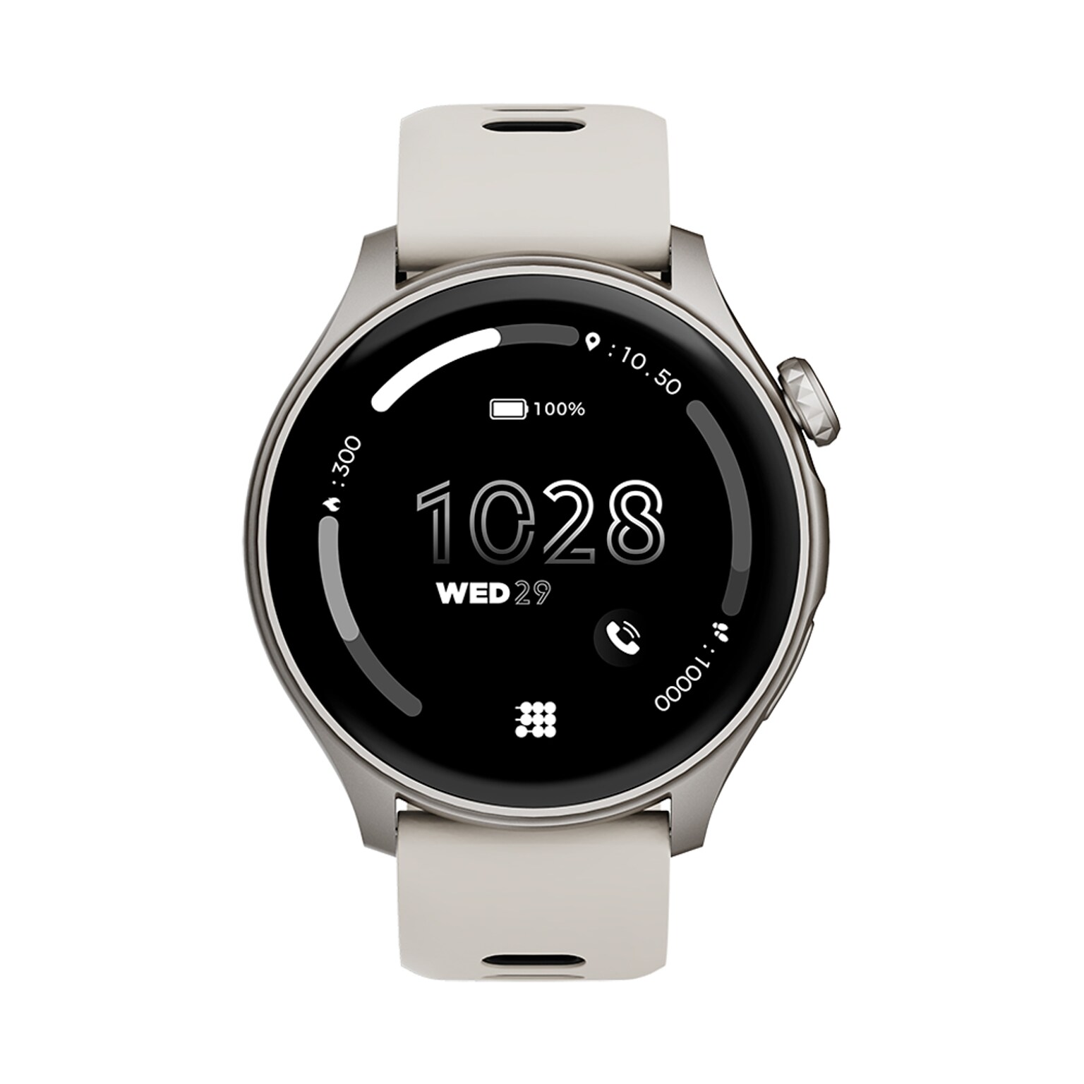 Cubitt AURA Smartwatch, 36.32mm, Aluminum Case, Light Gray Sport Band (CT-AURA8)
