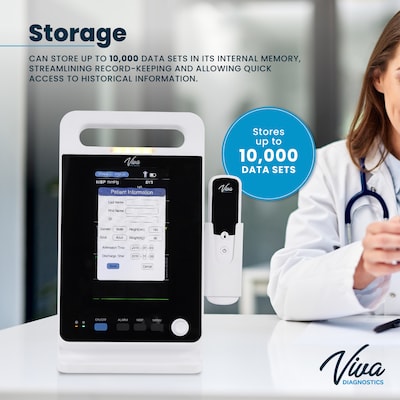 Viva Comfort Health Monitoring Device Omni Spot Vital Sign Monitor with Thermometer, White (ADI913-M-1-MK)