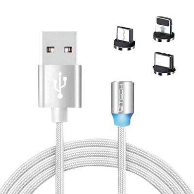 CJ Tech Magnetic Charging Cable 3 in 1 6 ft cable