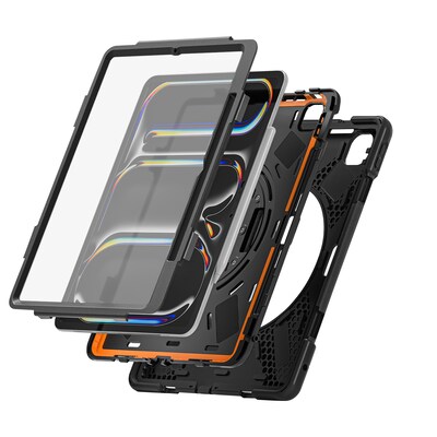 SaharaCase Raider-X Series Heavy Duty Case for iPad Pro 13" (M4 2024/M5 2025), Scorpion Black (TB00386)