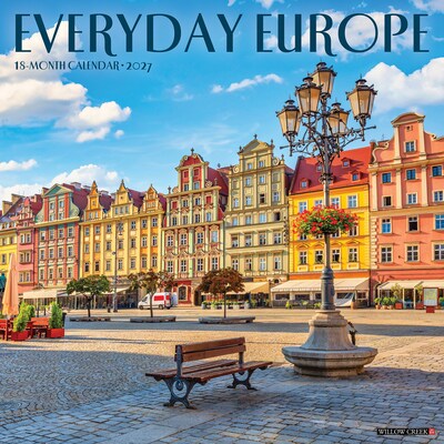 2027 Willow Creek Everyday Europe  12 x 12 Monthly Wall Calendar (60131)