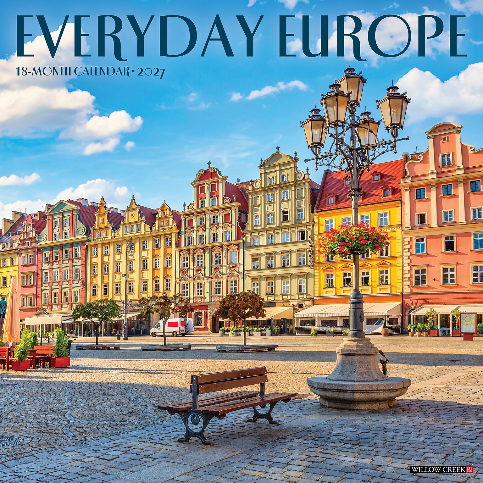2027 Willow Creek Everyday Europe  12 x 12 Monthly Wall Calendar (60131)
