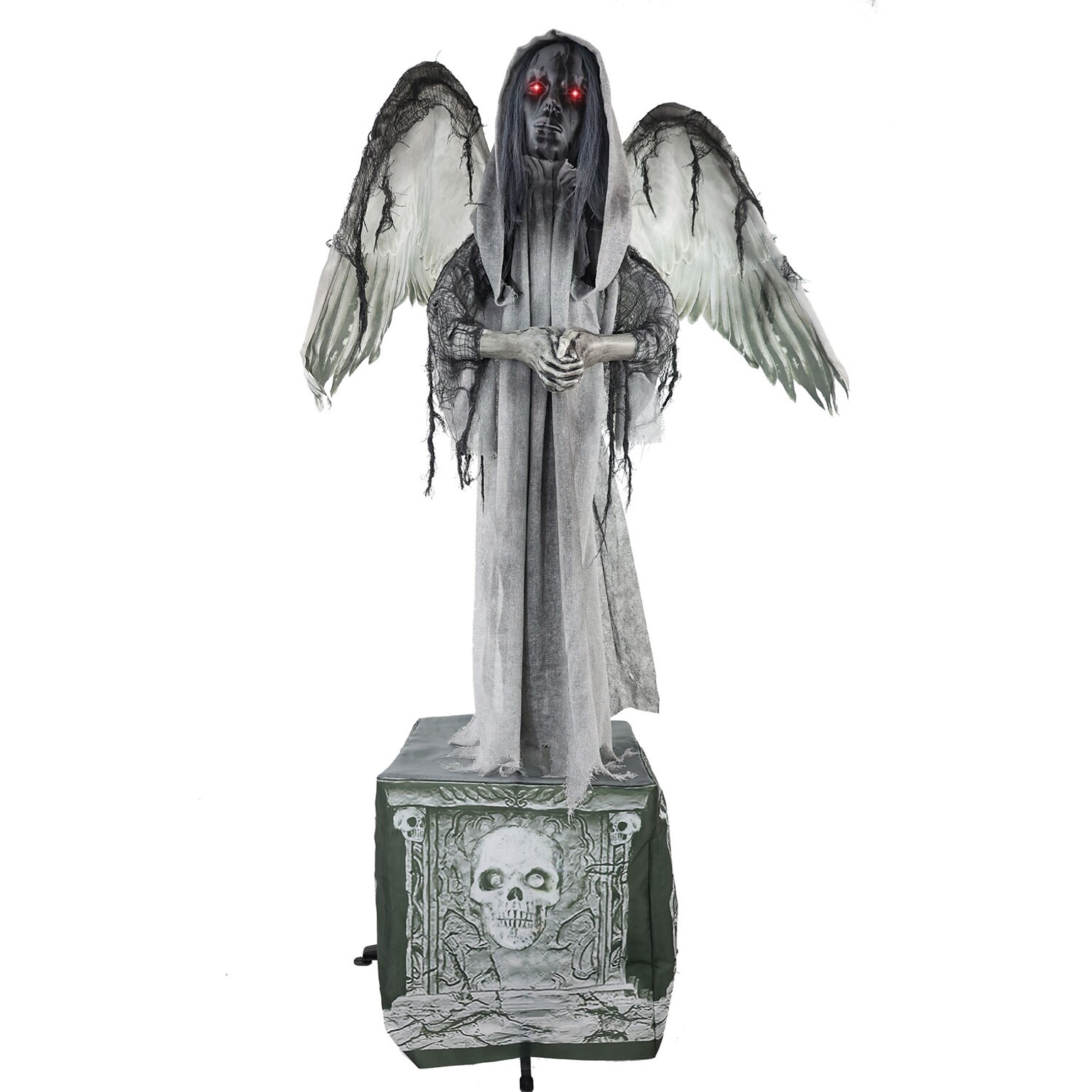 Haunted Hill Farm Lifesize Animatronic Haunted Angel Statue (HHSTATUE-1FLSA)