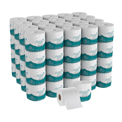 Angel Soft Professional Series Recycled Toilet Paper, 2-ply, White, 450 Sheets/Roll, 80 Rolls/Case (16880)