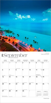 2026 BrownTrout Florida Coast 12" x 12" Monthly Wall Calendar (9798330703258)
